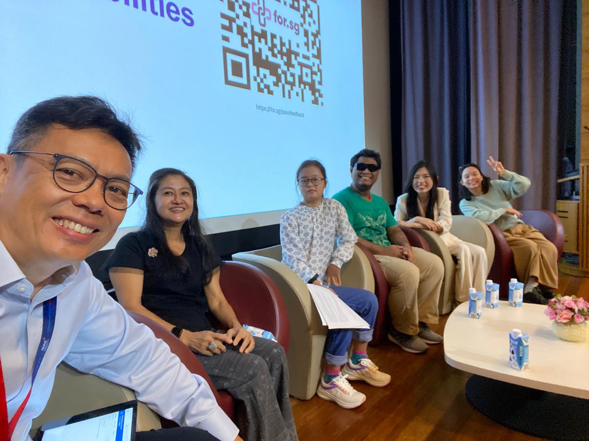 We had an interesting discussion last week at the NUHS Grand Rounds led by A/Prof Victor Loh and Dr Vivien Lee on Communicating with #personswithdisabilities! Many thanks to everyone who supported this event, especially our PwD partners!

#NUSFamilyMed