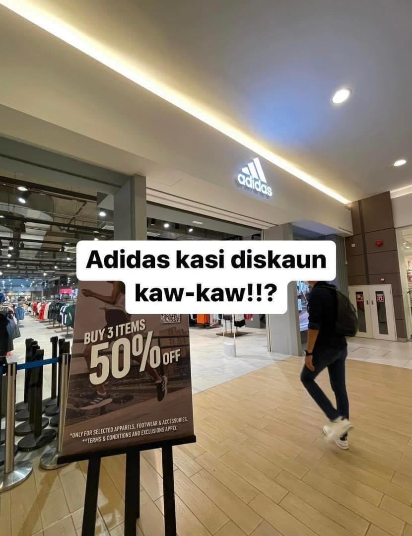 SantaiSini's tweet image. Dah singgah Adidas belum? Bagi yg taktahu, diorg tgh buat sales kaw2 sampai 15 Oktober nanti 😍

kredit x KashonMY 

#santaisini #adidas #promo #menarik #offer #deals #discount #off