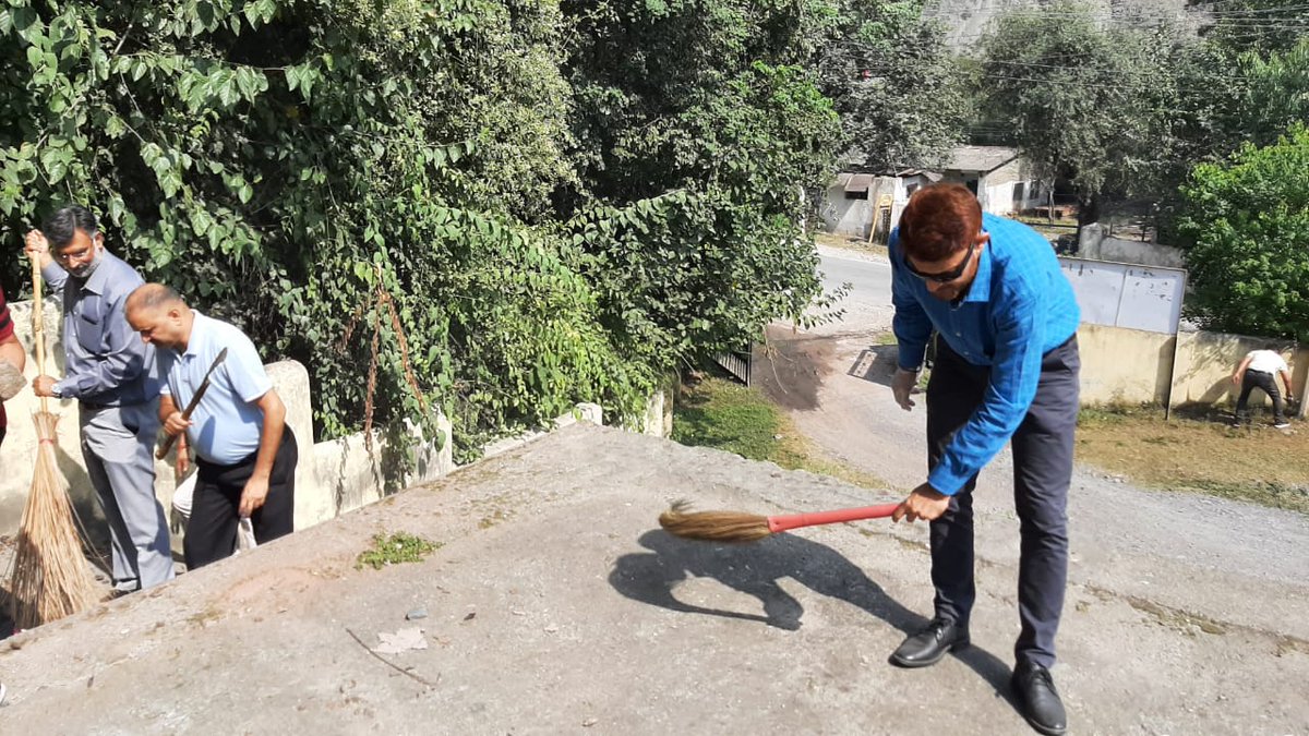 #SwachhataHiSeva Cleanliness Drive at Agriculture Complex, SDAO, Office, Ramban.