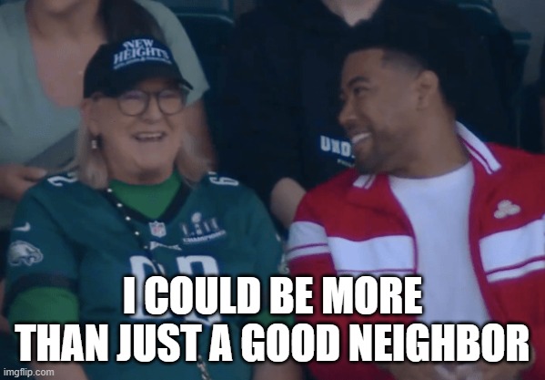 NelsonAundra's tweet photo. We see you Jake from State Farm https://t.co/RCpF5jHqW8