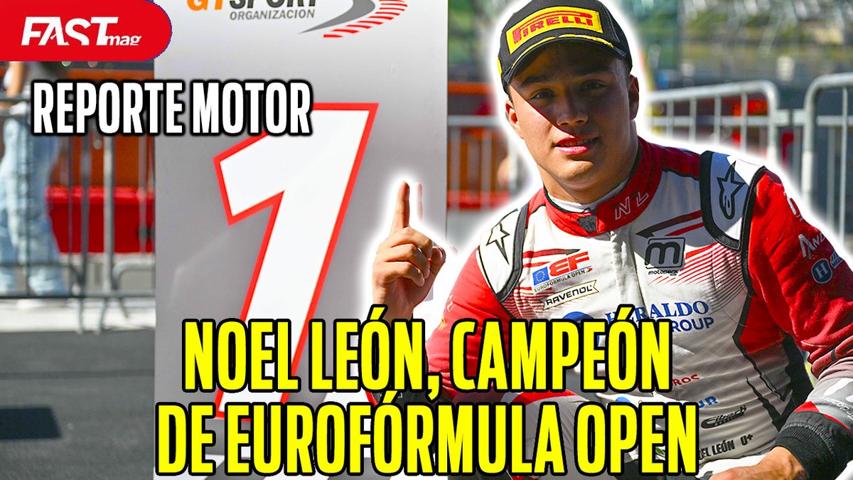 Fastmagmx's tweet photo. ¡EL RESUMEN DEL FIN DE SEMANA!

Tenemos toooooodos los detalles sobre el título de @noel_leon19 en @EF_Open, y toda la acción #racing del fin de semana en la emisión de #ReporteMotor, con @scuderiargz 

#ENVIVO --> https://t.co/HtgDK7N52J https://t.co/DP9p0bDYE1
