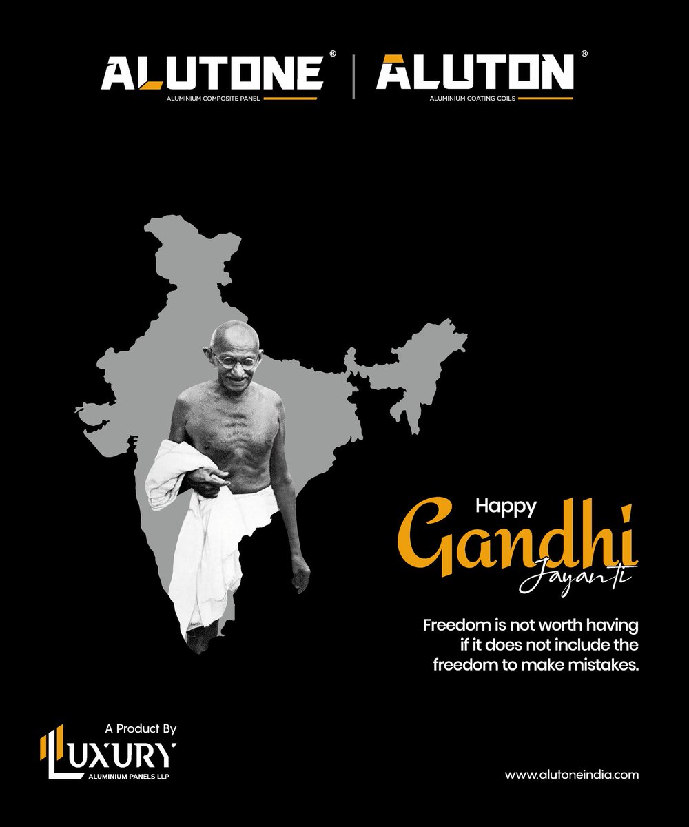 dnn2410's tweet photo. Freedom is not worth having if it does not include the freedom to make mistakes.
#gandhijayanti #satyagraha #peaceandharmony #gandhiji #gandhilegacy #swachhbharat #alutone https://t.co/53SO1RNHbo