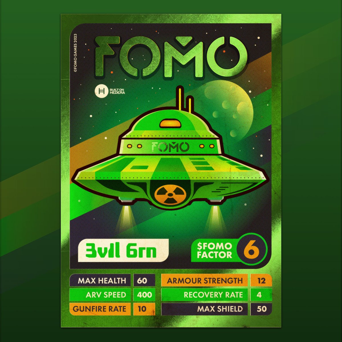 Hmm... looks like a green-metallic one this time. It was shining and looks rare. I wonder what unique value this brings.
#FOMO $FOMO #HBARNFTs #HederaNFTs