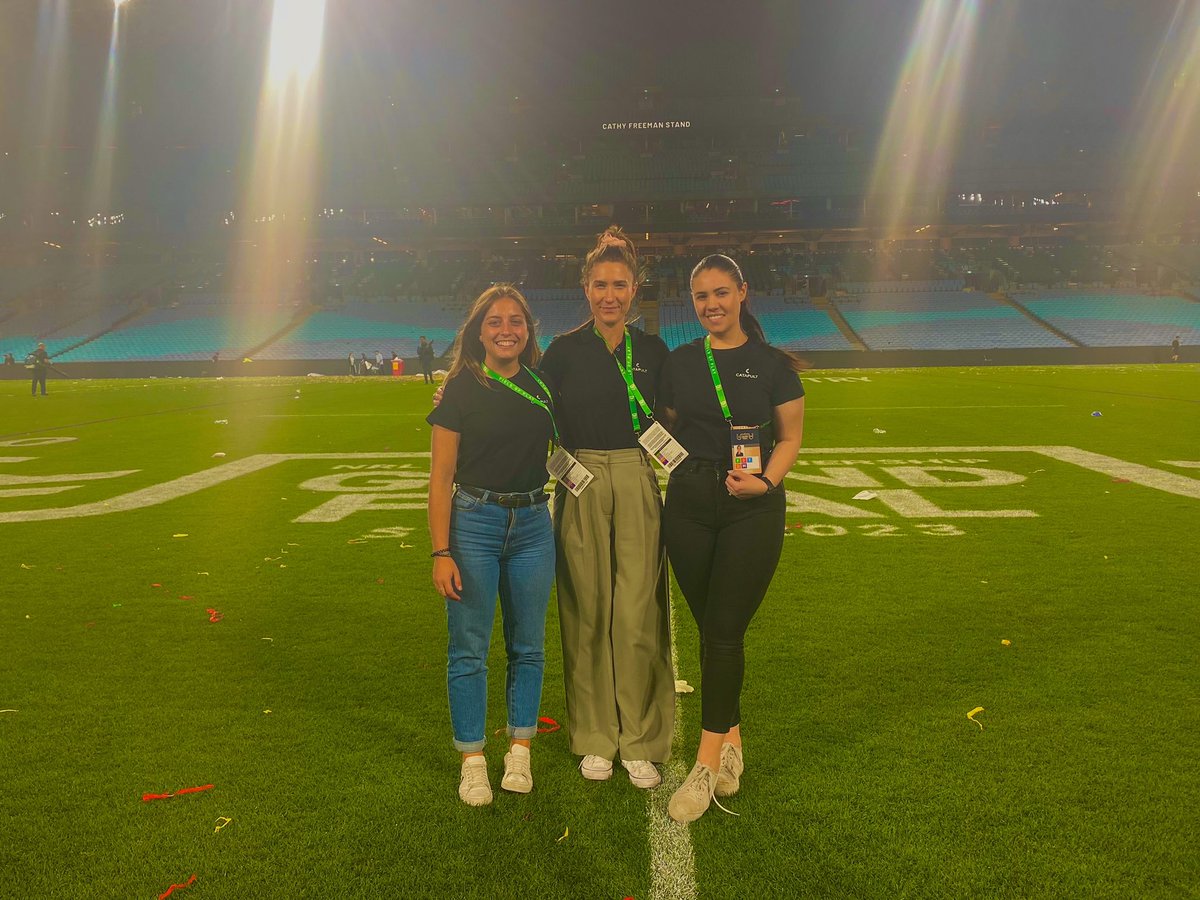Rebecca_jayde's tweet photo. @catapultsports on-site support for the 2023 #NRLWGF and #NRLGrandFinal. What an experience In my journey 🔥🏉 https://t.co/SodrdiA8Xa