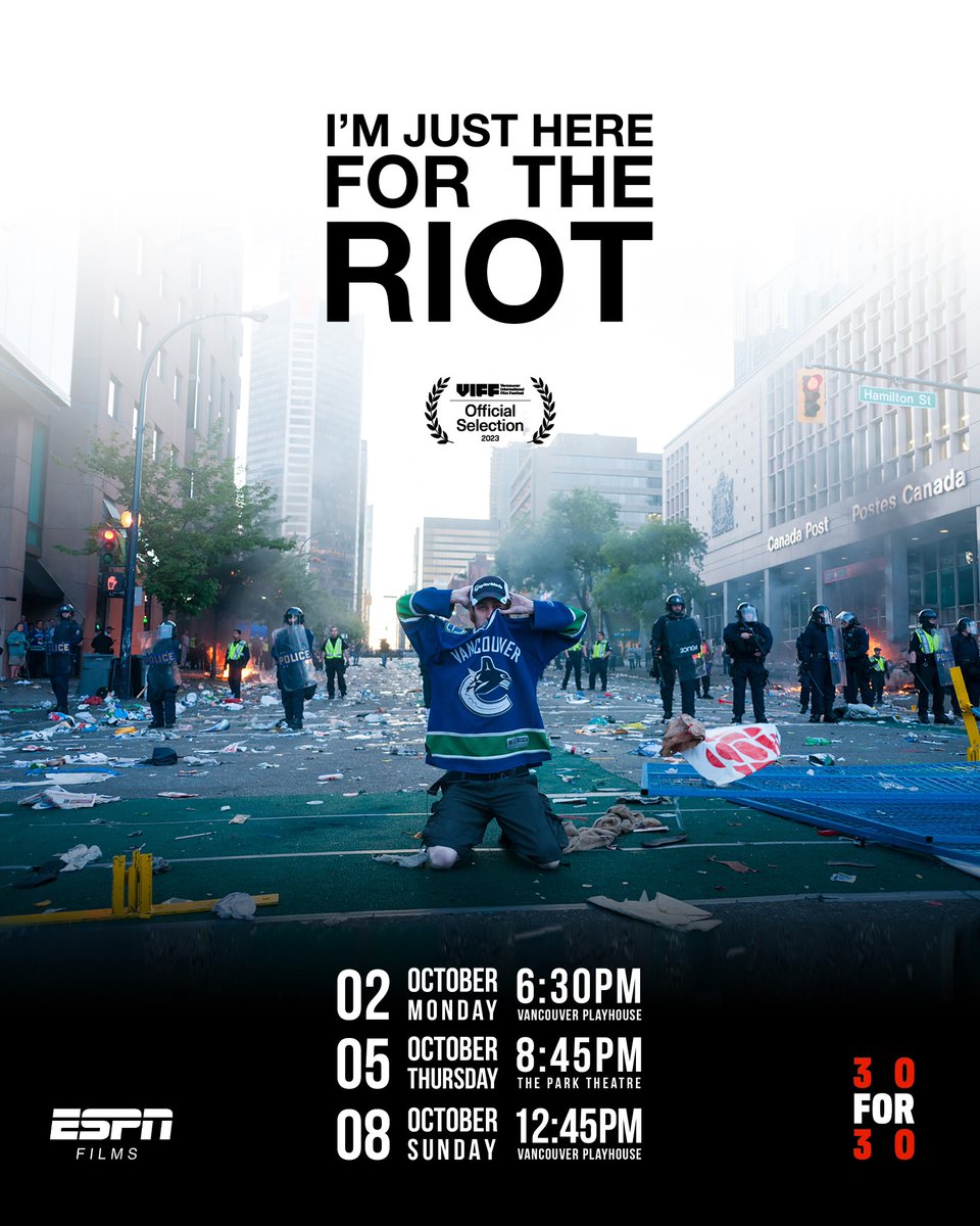 Not sure I’m ready to re-live this night… but can’t wait to see <a href="/katjaymefilms/">Kat Jayme</a> latest work at <a href="/VIFFest/">Vancouver International Film Festival</a>. Check it out &amp; snag a ticket here: viff.org/whats-on/viff2… #Vancouver #YVR #VIFF #ImJustHereForTheRiot