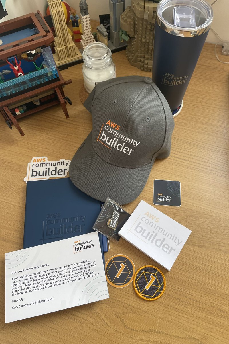 My AWS Community Builder welcome package just arrived! 🎉
I can't wait to use the cup on my commute! ☺️
Thank you @jasondunn @FarrahC32 and the team for the lovely kit!

#aws #awscommunity #communitybuilder