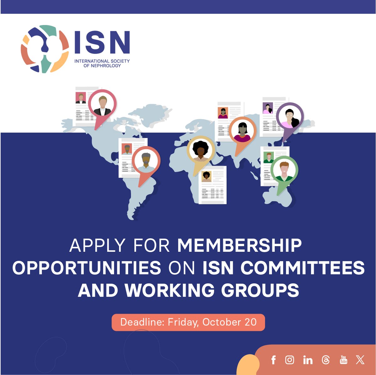 Your expertise matters - Apply to join ISN Committees and Working Groups for 2024! ⏳ Application deadline: October 20, 5 pm CEST. Learn more: ow.ly/sFFg50PUBlp Several ISN committees and working groups are looking to fill vacancies for positions starting at the World…
