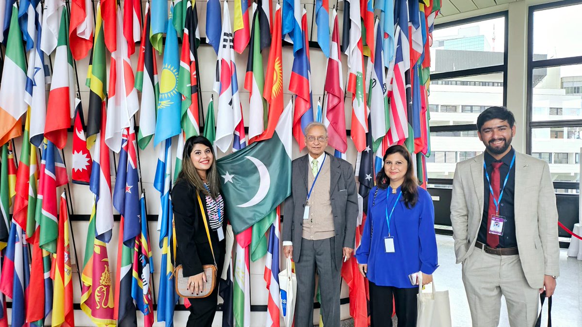 Anum_A_Khan's tweet photo. #ATOM4NETZERO @CISS_Islamabad team at @iaeaorg Conference on Climate Change and the Role of #Nuclear #Energy https://t.co/J0bhYBpWtp