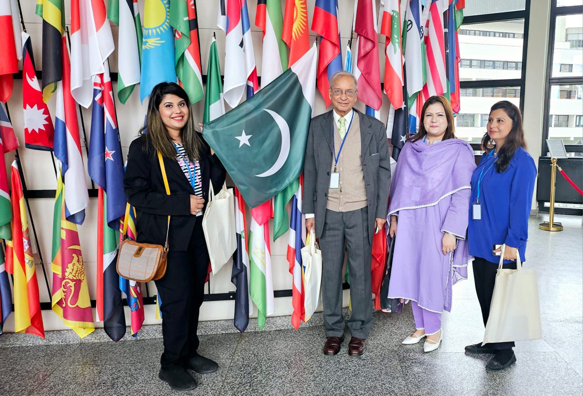 Anum_A_Khan's tweet photo. #ATOM4NETZERO @CISS_Islamabad team at @iaeaorg Conference on Climate Change and the Role of #Nuclear #Energy https://t.co/J0bhYBpWtp