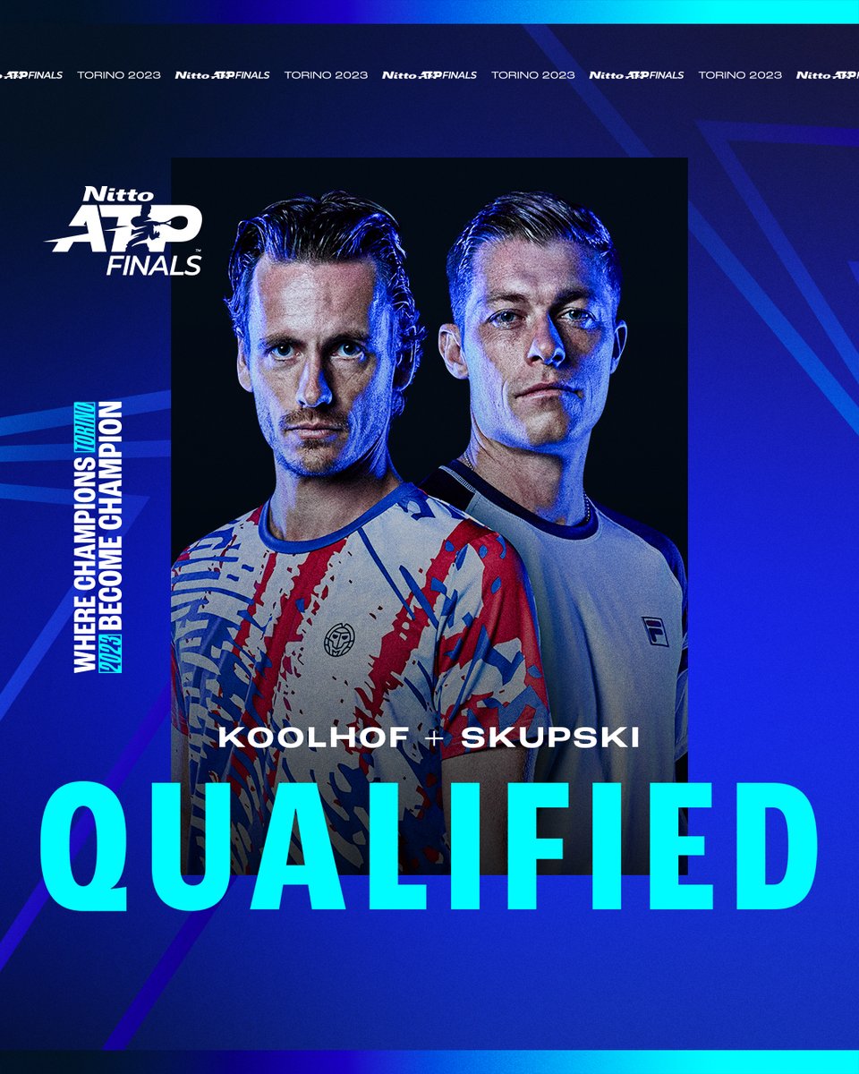 🚨 <a href="/wesleykoolhof/">Wesley Koolhof</a>  and <a href="/nealskupski/">Neal Skupski</a> have qualified for the #NittoATPFinals 

See you in Torino! ⚡️