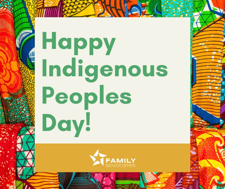 FamilyAdvct's tweet photo. Family Advocates will be closed today in recognition of Indigenous Peoples Day!

#familyadvocatesboise #safekids #strongfamilies #bravevolunteers https://t.co/m91f4PtT56