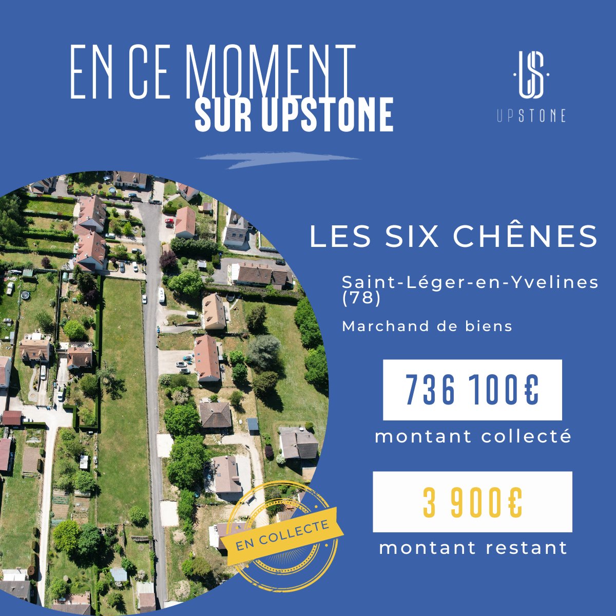 [ EN CE MOMENT SUR UPSTONE ]

Notre projet les Six Chênes a déjà réuni 500 investisseurs pour un montant de 736 100€ !

Pour investir à partir de 100€, rendez-vous sur upstone.co/crowdfunding/l… 🚀

#crowdfunding #immobilier #yvelines #investissement