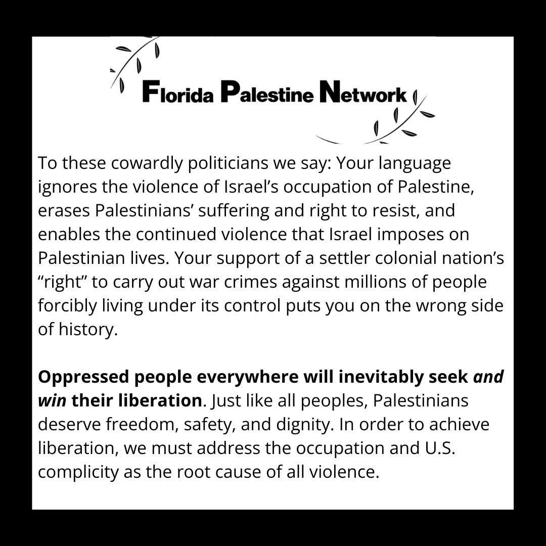 Florida Palestine Network tweet media