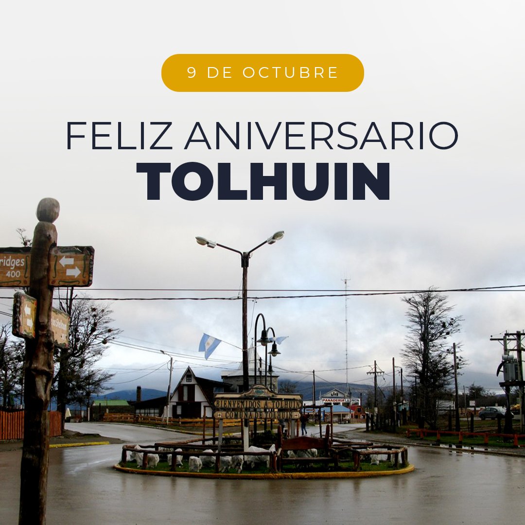 fedefrigerio's tweet photo. Saludos a los vecinos del corazón de la isla en su aniversario, donde la historia y la belleza de Tolhuin se entrelazan con la fuerza de su gente. https://t.co/nCssYCuuY4