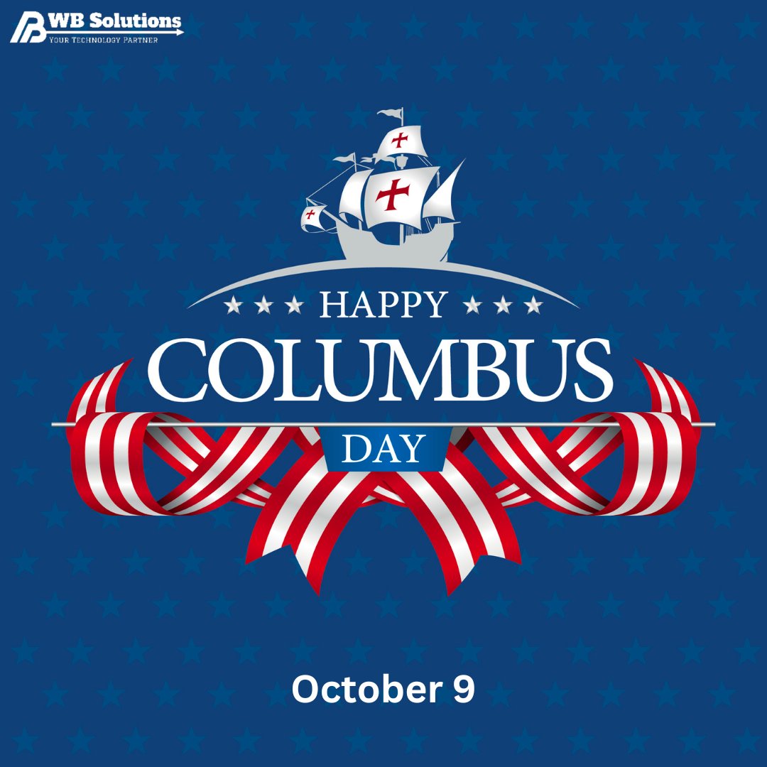 wbsolutionsllc's tweet image. ⛵ 𝐇𝐚𝐩𝐩𝐲 𝐂𝐨𝐥𝐮𝐦𝐛𝐮𝐬 𝐃𝐚𝐲
#ColumbusDay #ExploringTech #ITInnovation #BusinessGrowth #DigitalExplorers #TechSolutions #InnovationJourney #DiscoveringTech #NavigateSuccess #DigitalTransformation #TechExploration #ExploreTheFuture #SailingToSuccess #BusinessAdventure