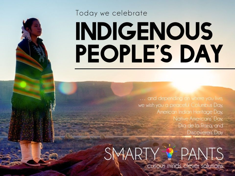 Today we acknowledge the resilience, wisdom, and beauty of Indigenous communities. At Smarty Pants, we take this moment to honor and celebrate the rich heritage and contributions of Indigenous peoples.  #IndigenousPeoplesDay #RespectAndRecognition #CelebrateCulture #ColumbusDay