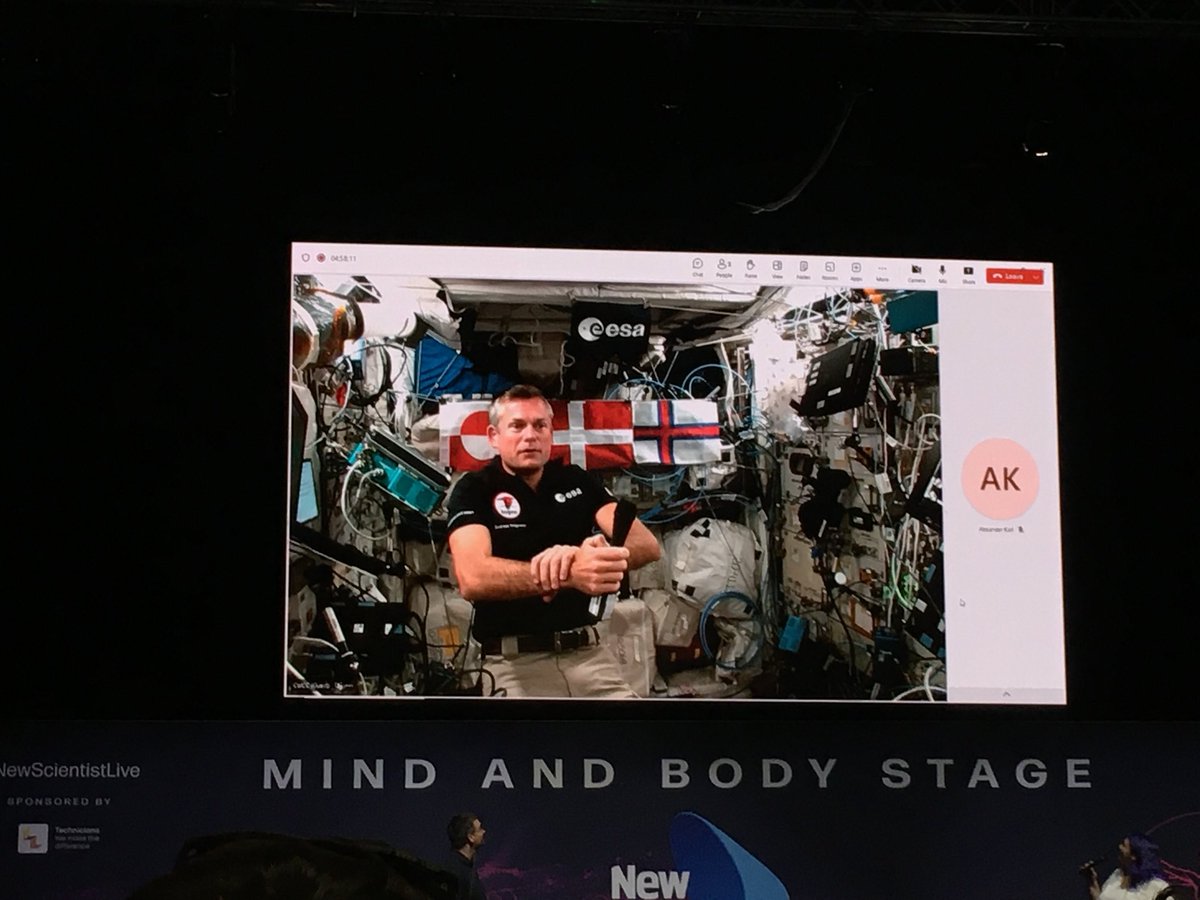 Live link from New Scientist Live to the International Space Station.