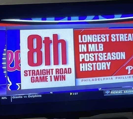 Blanch2445's tweet photo. @BackAftaThis I saw this stat on TV. How do you think this streak compares to the Undertaker’s streak at Wrestlemania? https://t.co/zFpIXR5bAC