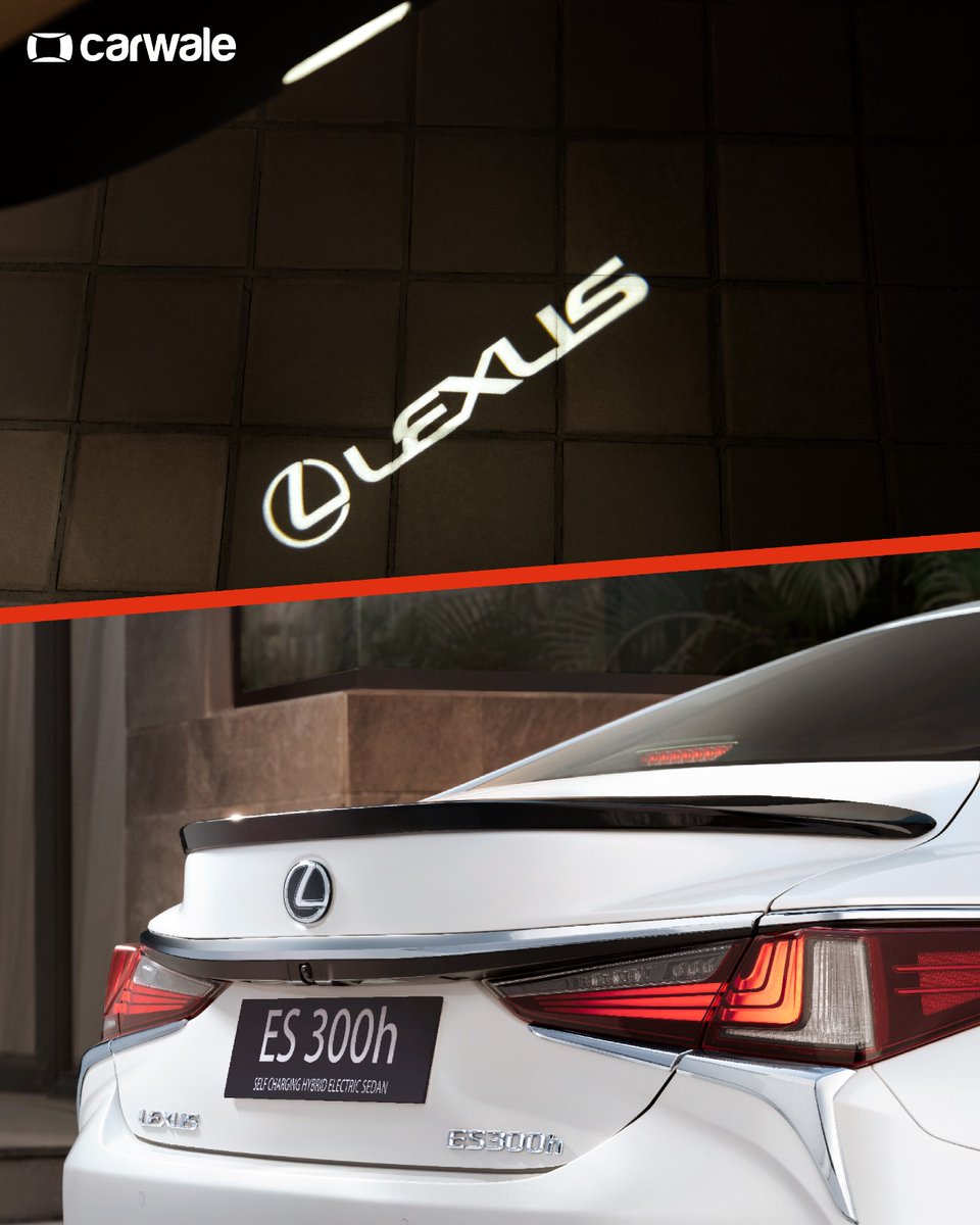 CarWale's tweet photo. #LexusIndia has launched a new #CraftCollection of the #ES sedan. Here's what it benefits in this festive season.
- Illuminated scuff plate
- Welcome logo
- Tail lamp garnish
- Headrest pillow
- Boot lid spoiler
#LexusES #CraftCollectionES #Lexus #CWNews https://t.co/a9tGadykmA