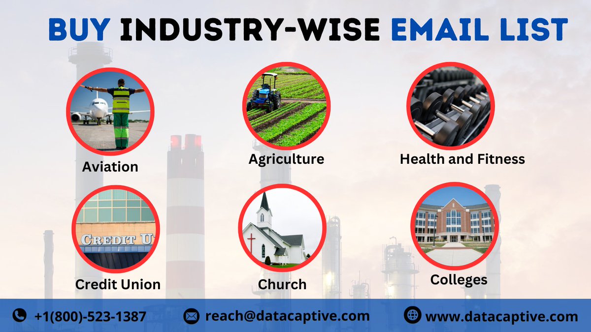 JacobMathew94's tweet photo. Unlock the power of precision targeting with DataCaptive's #industry -wise email list!

Reach your ideal audience effortlessly and boost your ROI.

Don't miss out on this game-changer!

Get Quote Now: https://t.co/hJWTo9tJDd

#email #database #USA https://t.co/Bfdeo3CcdE