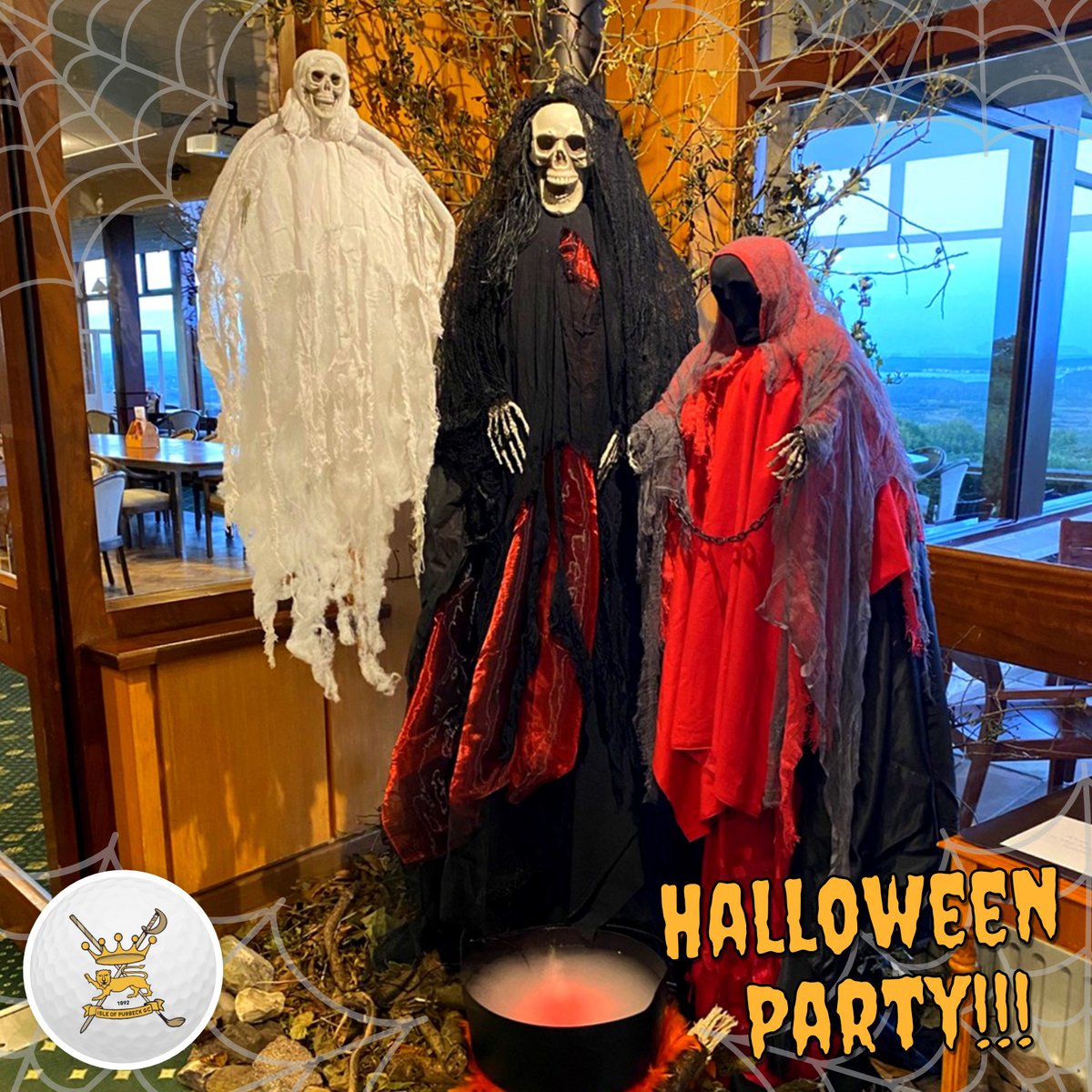 Isle Of Purbeck Golf Club (@gcpurbeck) on Twitter photo Halloween at The Isle of Purbeck Golf Club!
Join us on 28th October 2023 for a 2-course dinner and spooky disco!
More information: purbeckgolf.co.uk/halloween_party
To book, call Kathy on 01929 450361 (option 3). Halloween at The Isle of Purbeck Golf Club!
Join us on 28th October 2023 for a 2-course dinner and spooky disco!
More information: purbeckgolf.co.uk/halloween_party
To book, call Kathy on 01929 450361 (option 3).