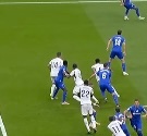 KrooshalEnt's tweet photo. @Somhiseremfcb Funny how people only post the images where you can see Joselu and Jnené’s feet…Jnené left foot plays Joselu onside https://t.co/hkzvUJ1WyW