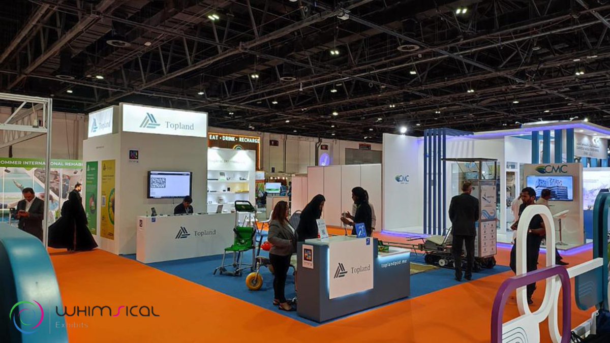 whimsicalexhib's tweet image. ⚡We are excited to share glimpses of our newly built seamless stand created for our client Topland in Dubai for the show AccessAbilities Expo 2023.

📍Email us your requirements at info@whimsicalexhibits.eu

#standcontractor 
 #AccessAbilitiesExpo2023 @toplandgt