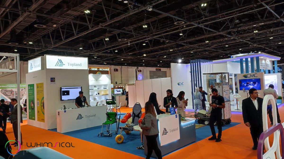 whimsicalexhib's tweet image. ⚡We are excited to share glimpses of our newly built seamless stand created for our client Topland in Dubai for the show AccessAbilities Expo 2023.

📍Email us your requirements at info@whimsicalexhibits.eu

#standcontractor 
 #AccessAbilitiesExpo2023 @toplandgt