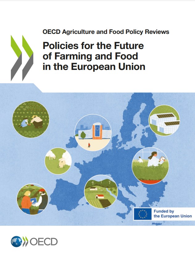 Just OUT: <a href="/OECDagriculture/">OECD Agriculture ➡ Towards Better Food Policies</a> report on #farming and #food in the #EuropeanUnion. 2 yrs of analysis &amp; exchange w/ EU experts,  EC, EU MS, &amp; OECD countries. 5 key policy reforms for the next CAP: Payments, Regulations, Innovation, Data, Environment (PRIDE) 👉oe.cd/il/AgEU