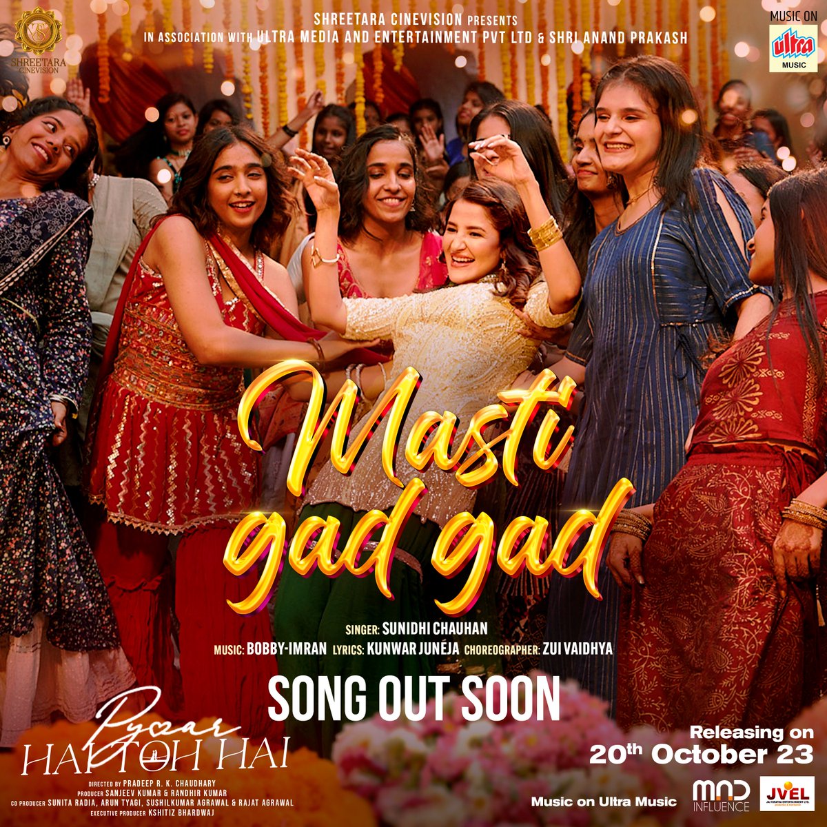 Get ready for a masti-filled fun song by Sunidhi Chauhan!
'Masti Gad Gad' is coming soon to make you groove! 🎶🎉

#mastigadgad #sunidhichauhan #karanhariharan #paaniekashyap #songcomingsoon #romanticmovie #romanticmusical #bollywoodmovie #ultramusic #ultrabollywood