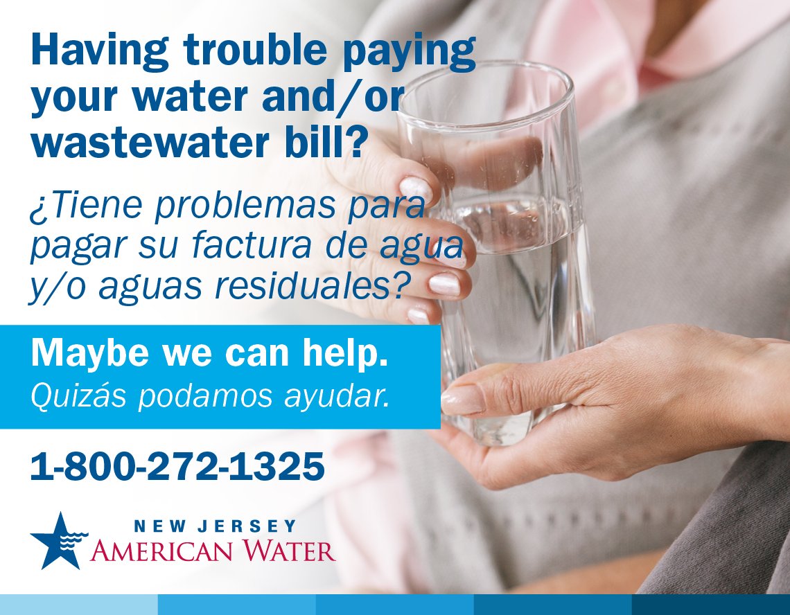 njamwater's tweet photo. We offer various bill paying assistance programs including budget billing and installment plans, grants, and discounts. Visit https://t.co/Gr6VVQWWrX to see which of our customer assistance programs would be a fit for you. #UtilityHelpNow #Assistance https://t.co/bb0PBEQr55