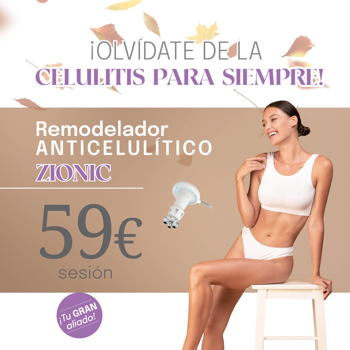CentrosCA's tweet photo. ➡️ Zionic, el killer anticelulítico que actúa en tiempo récord sin efecto invasivo.
Solicita tu diagnóstico gratuito de estética avanzada en el siguiente enlace! 📲 https://t.co/RoJAZ9UGeP https://t.co/lQwxDmMRBK