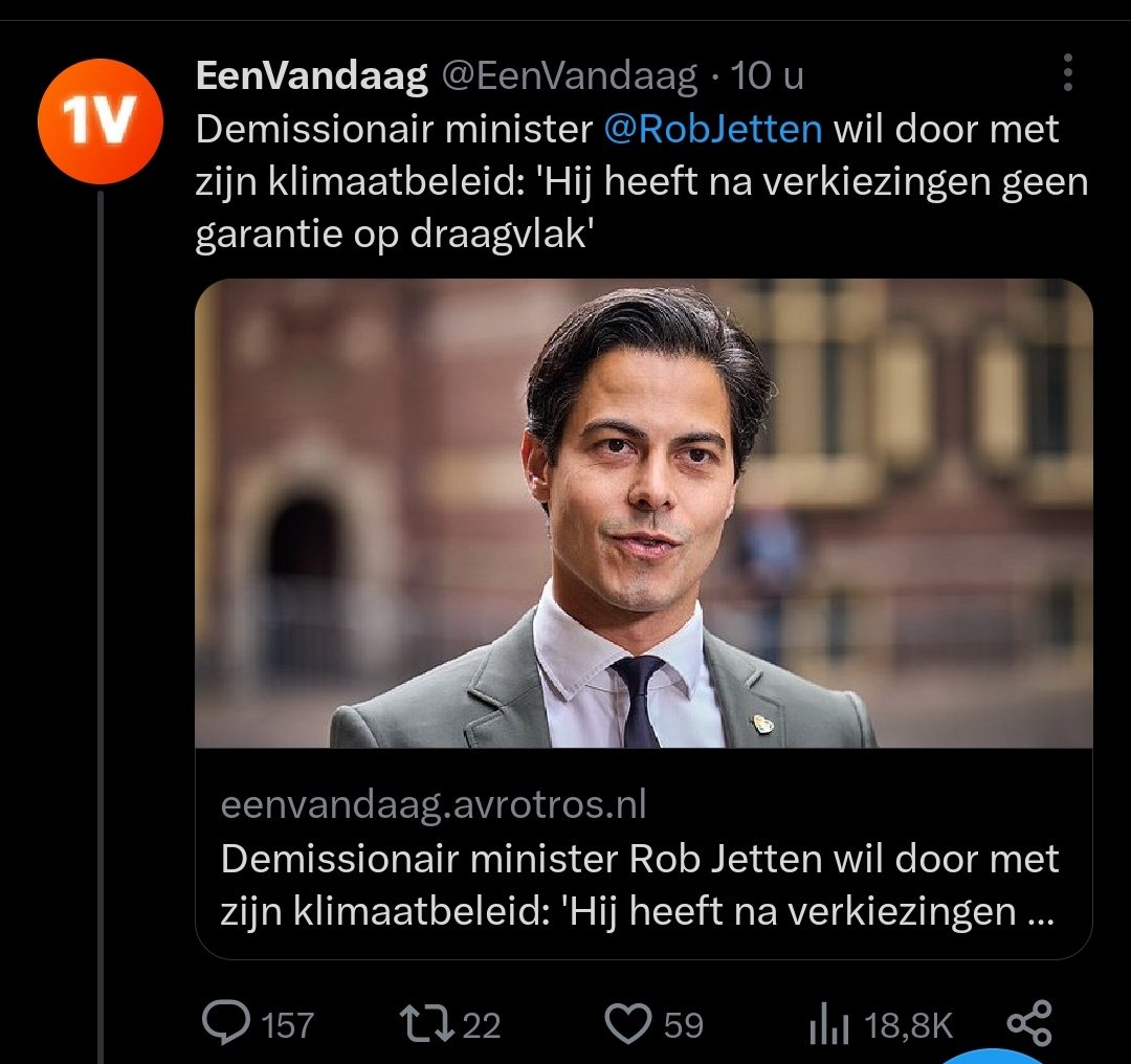 dlingrid89's tweet photo. @svanweyenberg Het KNMI kan nog niet een dag goed het weer voorspellen, dus pak een bezem en ga de TK vegen!
#hypocriet #onruststoker #leugensenbedrog #klimaatgedram #leugensenbedrog #ondeskundig
#stemwijs #stemgeenD66 #stemzeweg 🚮 https://t.co/ev41yj5cNW