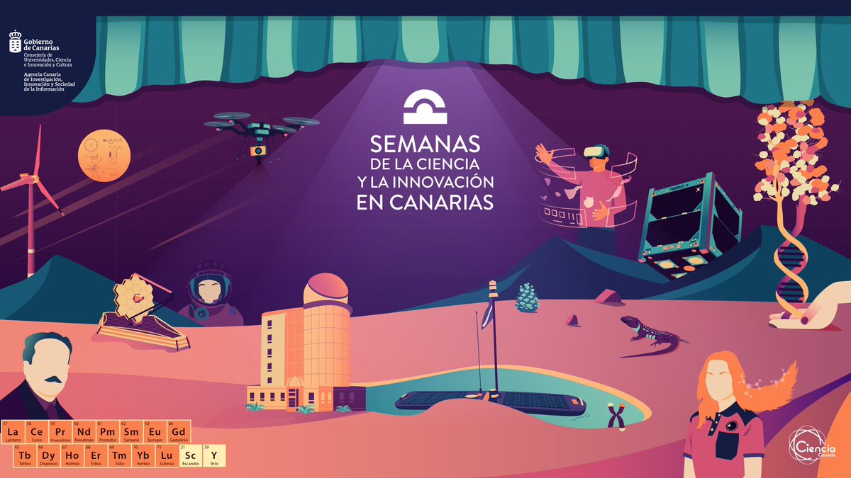 💯⭕️Un año más, las Semanas de la Ciencia y la Innovación en Canarias suben el telón 🎯
👀✨¡Ven y descubre todo lo que tenemos preparado para ti!
ℹ cienciacanaria.es/scei2023/
🔵 Organiza la #CUCIC <a href="/migdaliamachin/">Migdalia Machín Tavío</a> a través de la <a href="/agenciaiisi/">ACIISI</a> <a href="/francohormiga/">Javier Franco Hormiga</a> 
#SCIC23 #somosciencia