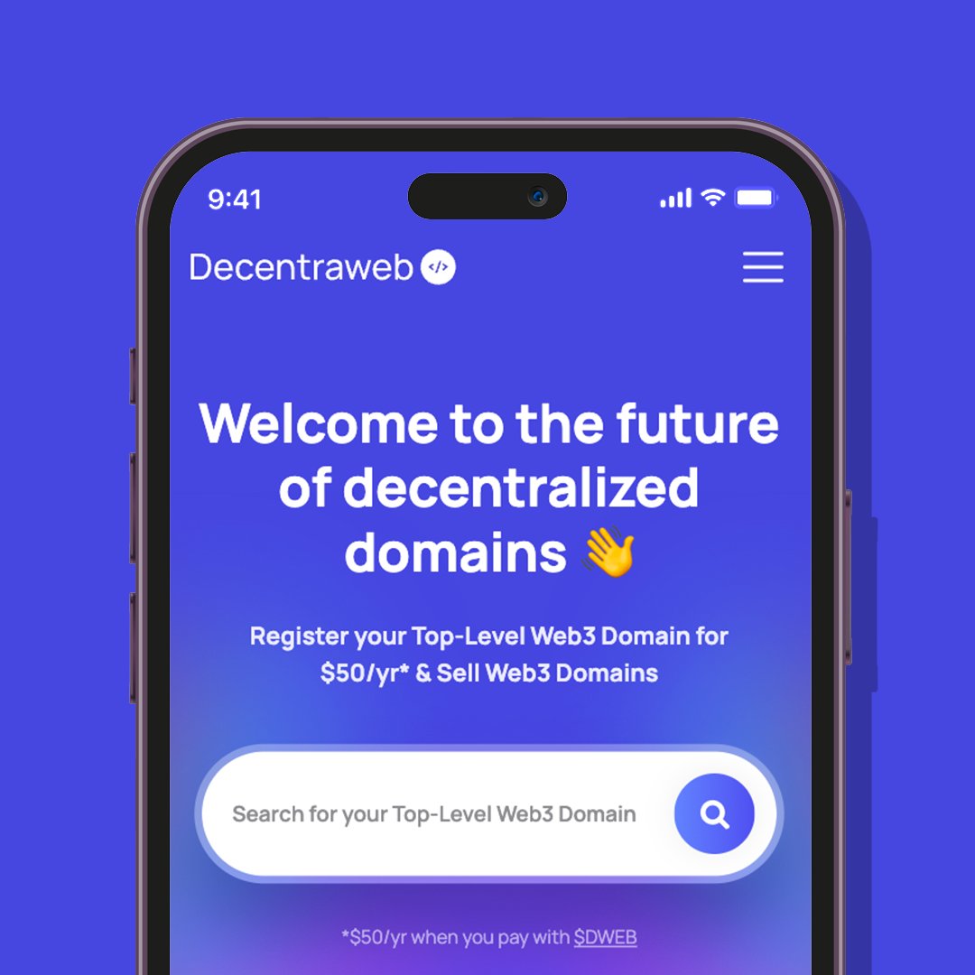 decentra_web's tweet image. We're pleased to announce the launch of our updated website 💪 Head to decentraweb.org to check it out ✨