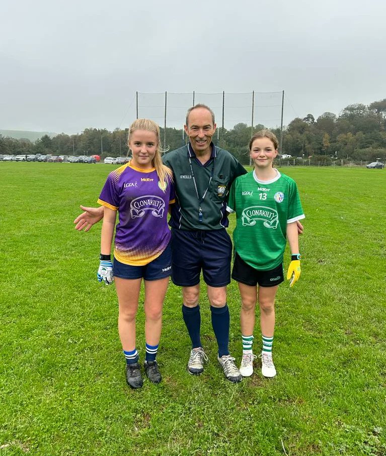U13 West Cork team who played Mid Cork yesterday in their first divisional Blitz. This was the first time any of these girls donned the West Cork jersey and all played really well.