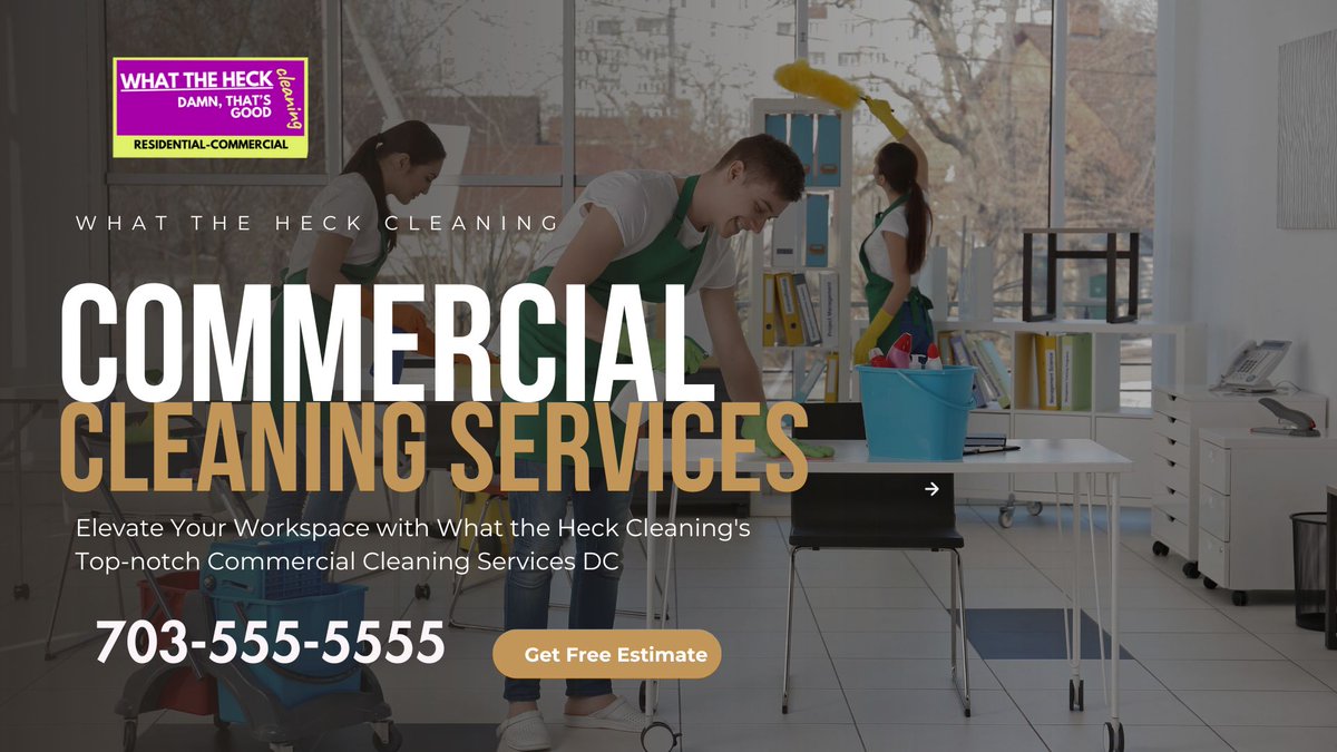 WTHCleaning's tweet image. 🏢✨ Elevate your business ambiance with What the Heck Cleaning&apos;s top-notch Commercial Cleaning Services in DC! Our dedicated team ensures a pristine and inviting workspace for success. 💼🌟 #CommercialCleaningDC #OfficeClean #WorkspaceExcellence #WhatTheHeckCleaning