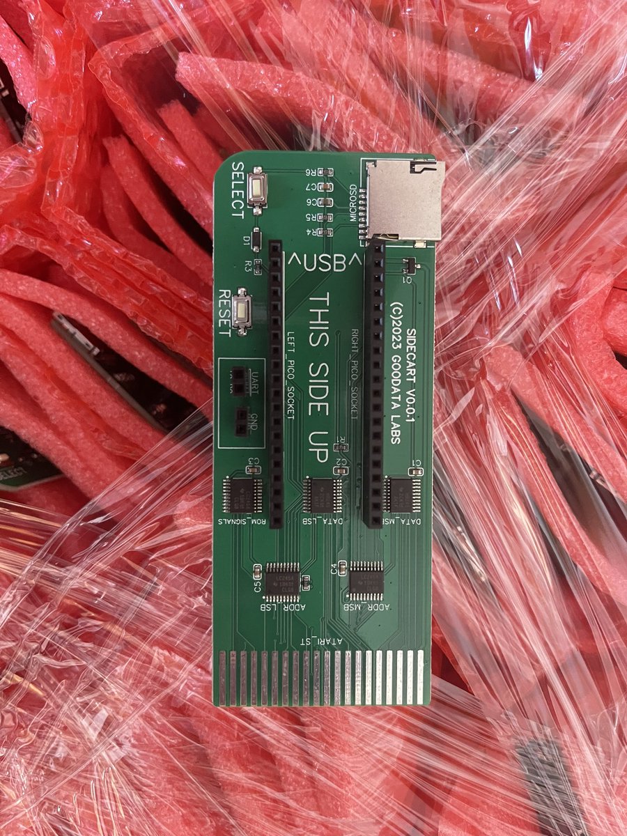 sidecartridge's tweet image. Second “Green” Batch is here! 🎉🍾 #AtariST #Raspberrypipico #rp2040