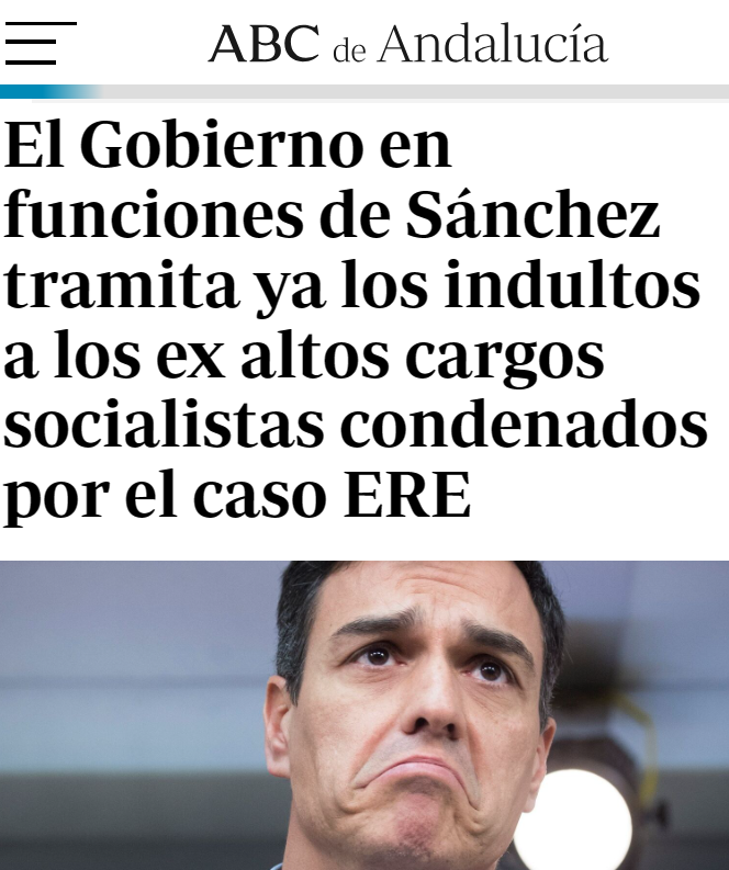 CCivicaCatalana's tweet photo. Todos los españoles son iguales ante la ley excepto si eres del PSOE y sus socios. https://t.co/6mNHbfR0z6