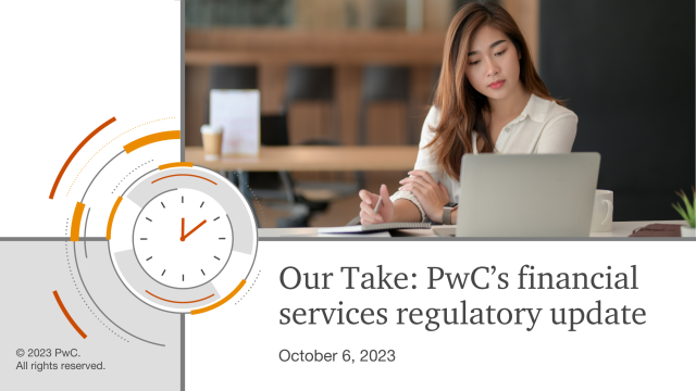 Our Take | FDIC governance expectations, SCOTUS hears CFPB funding challenges and more pwc.to/3FawIJe