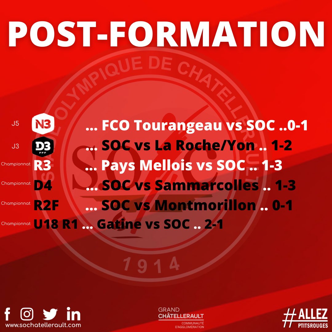 S.O. Châtellerault 🔴⚪ tweet media