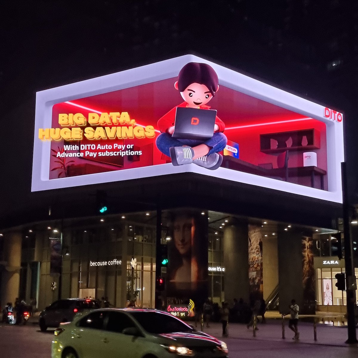 MSLEOMY's tweet image. DITO's MasPinaTODO prepaid offerings Light Up BGC's 3D LED Billboard. #DITO #DITOph #DITOtelecommunity #TodoNaDITO #BloggersPhilippines

bloggersphilippines.com/2023/10/ditos-…
