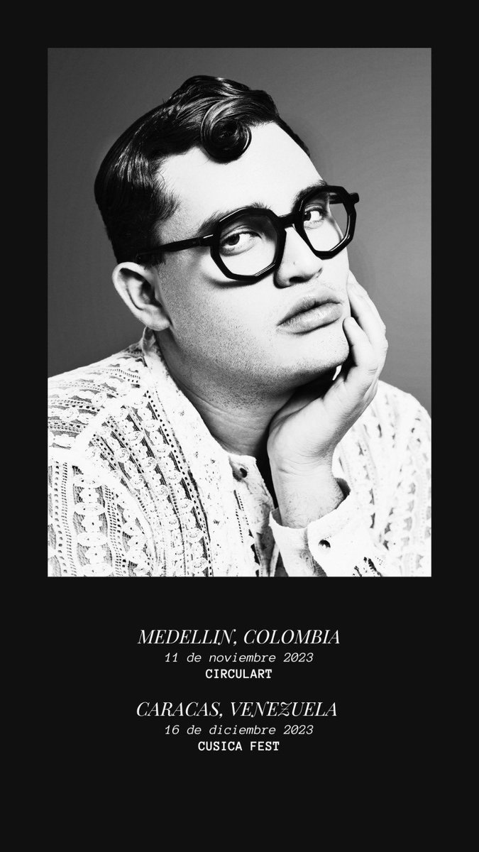 En un mes voy a cantar en Colombia &amp; Venezuela 🖤 No puedo creer que voy a tener la oportunidad de mostrarles mis canciones en VIVO 🖤🌹 Que loco ser un artista alternativo queer nuevo y poder ir a LATAM !!!