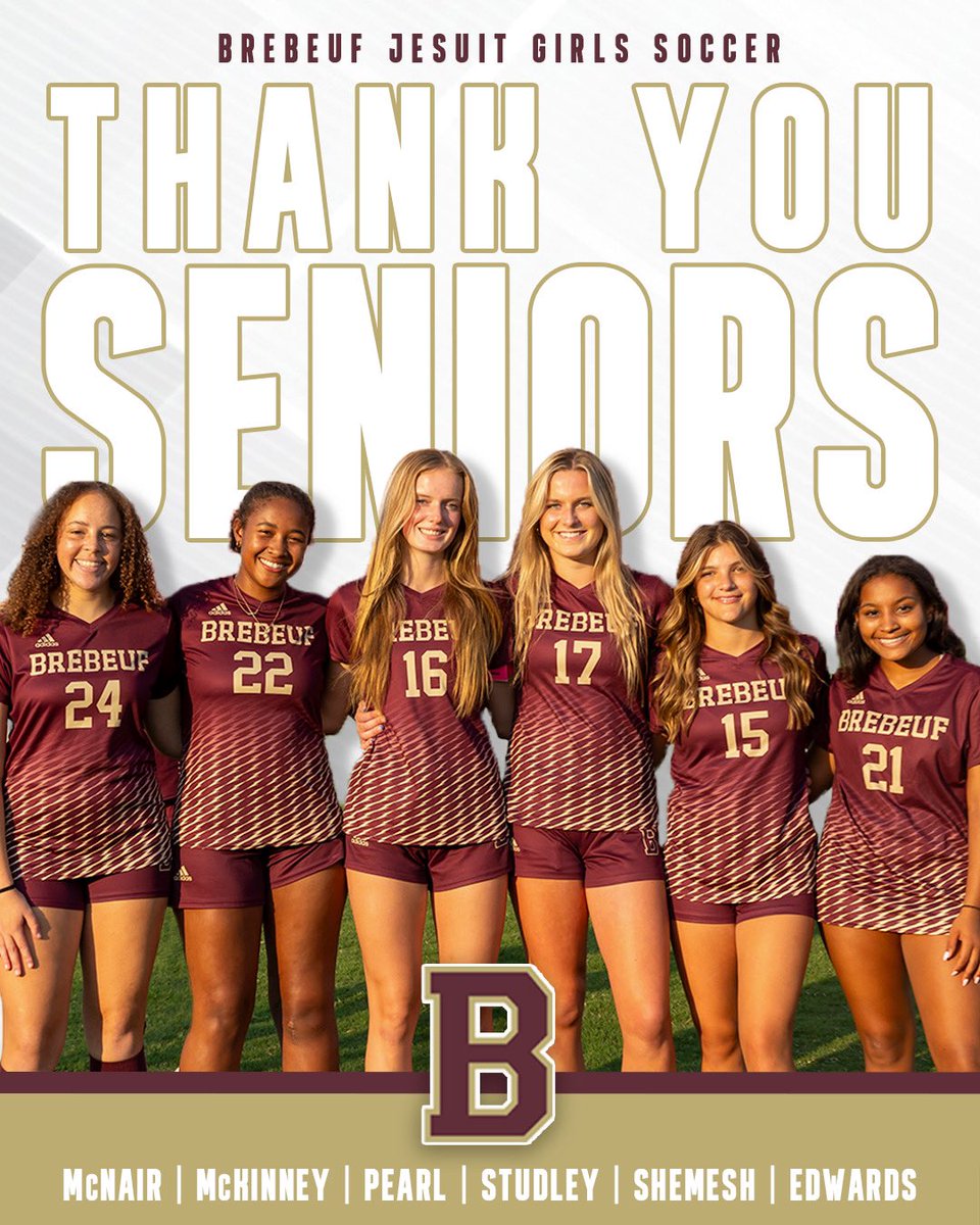 Shout out to our seniors!   Thank you for a great 4 years!  We look forward to your exciting futures! 
We'll miss you! Always a Brave ❤️💛⚽️