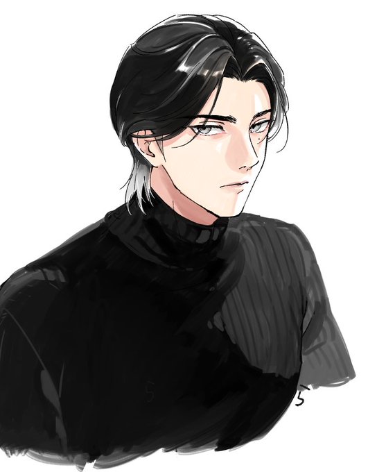 稲さん黒セーター