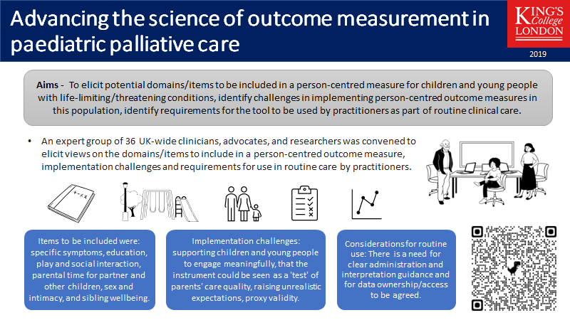 CYP_CSI's tweet photo. As no valid PCOMs exist for use in UK paediatric palliative care, how do we work out what to include & what the challenges to use may be? Following #COSMIN guidance, @RHardingCSI et al. convened an expert panel to inform development of C-POS. Full article: https://t.co/g1UrhZIYn2 https://t.co/ql7FtXXboC