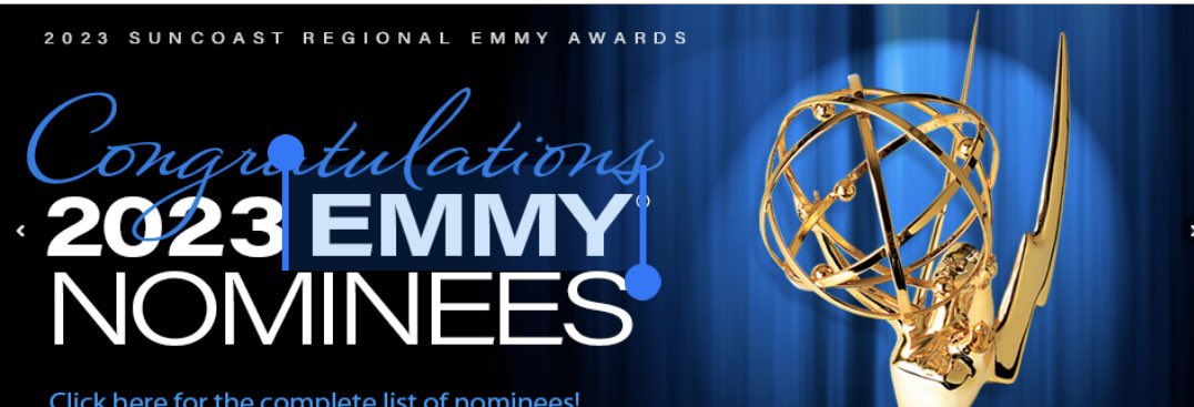 cbkmediamgt's tweet photo. Congrats to client @aaronfarrarNews His “live” reporting during Hurricane Nicole helped @wjxt4 earn a @SuncoastEmmys nomination for Best Morning Newscast!
#JacksonvilleTVNews
#NewsReporter
#WJXT
#FirstEmmyNomination
#TeamCBK https://t.co/MbMqlec9U9
