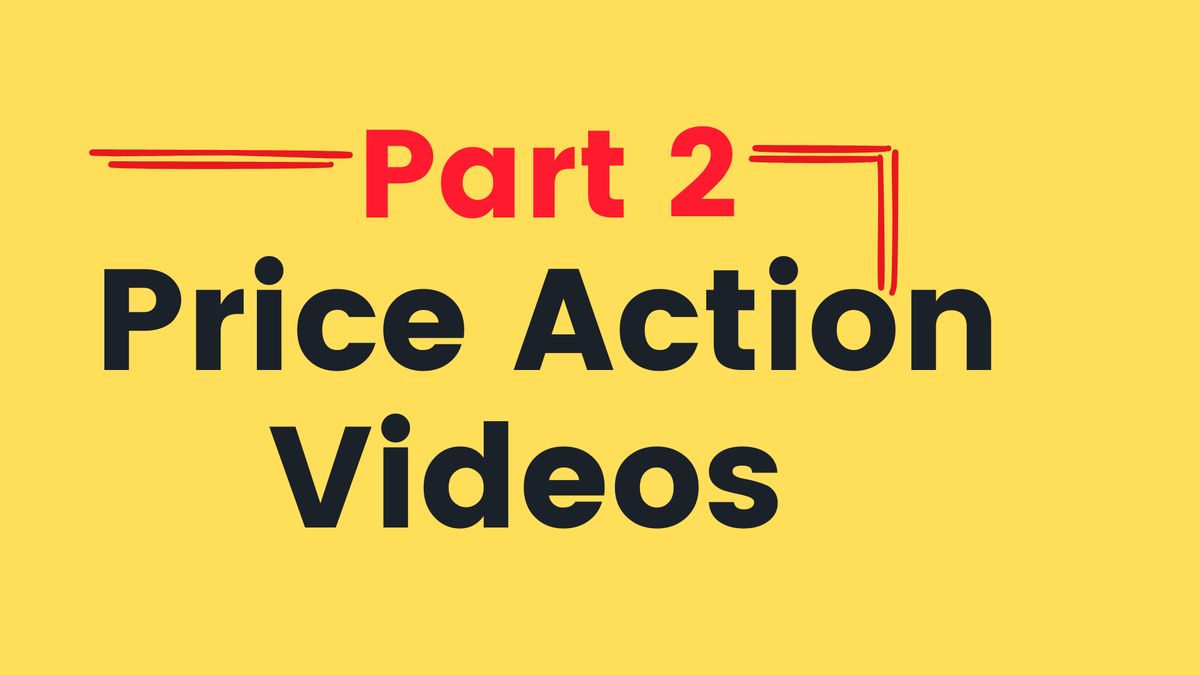 learntotrade365's tweet photo. Hello Price Action Traders 👋👋

Here is the Part 2 of FREE Video series

( Price + Volume Combo)

This time more than 5+ hours of video content

Video 1- https://t.co/0065FlUdLV

Video 2-https://t.co/NUznjHWq5G

Video 3- https://t.co/tODx6a9u3H

Like & Retweet is appreciated👍