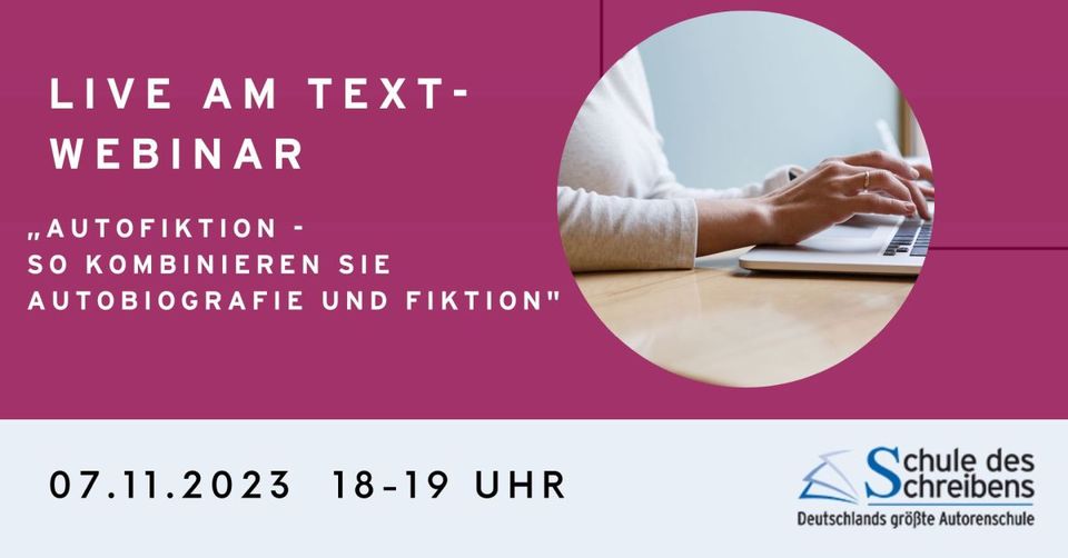 Ist „Autofiktion“ nur ein anderes Wort für „autobiografischer Roman“? Wo genau liegt der Unterschied? Was ist zu beachten, wenn ihr eine Autofiktion schreiben möchtet?
Diese und weitere Fragen verfolgen wir im Live-am-Text-#Webinar am 🗓️ 7. 11.
Mehr dazu:
facebook.com/events/5674827…