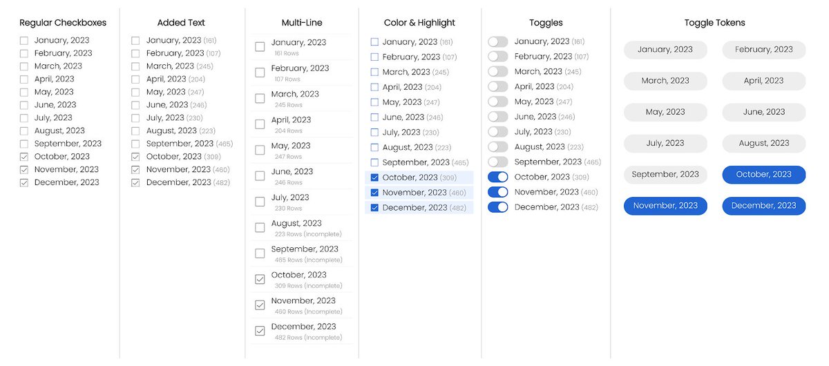 Ken Flerlage (@flerlagekr) on Twitter photo Wouldn't it be nice if you could customize <a href="/tableau/">Tableau</a>
filters a little more than what’s possible out of the box?
In this blog, I share a method for creating your own 100% customizable filters in Tableau.
Blog: flerlagetwins.com/2023/08/custom…
Workbook: public.tableau.com/app/profile/ke… Wouldn't it be nice if you could customize <a href="/tableau/">Tableau</a>
filters a little more than what’s possible out of the box?
In this blog, I share a method for creating your own 100% customizable filters in Tableau.
Blog: flerlagetwins.com/2023/08/custom…
Workbook: public.tableau.com/app/profile/ke…